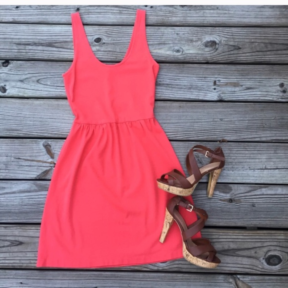 Coral dress